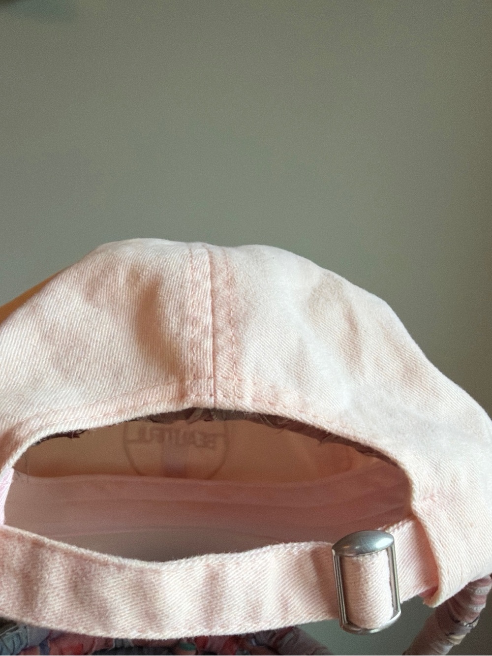 Calia Beautiful MSRP $28 Embroidered Baseball Cap OSFM Pale Pink - Picture 4 of 5